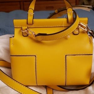 Tory Burch | Bags | Tory Burch Yellow Shoulder Bag | Poshmark